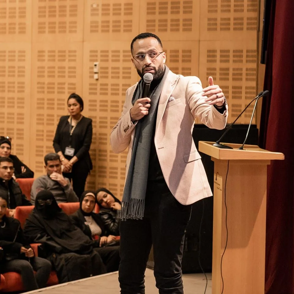 Amir Ahmed at a professional event